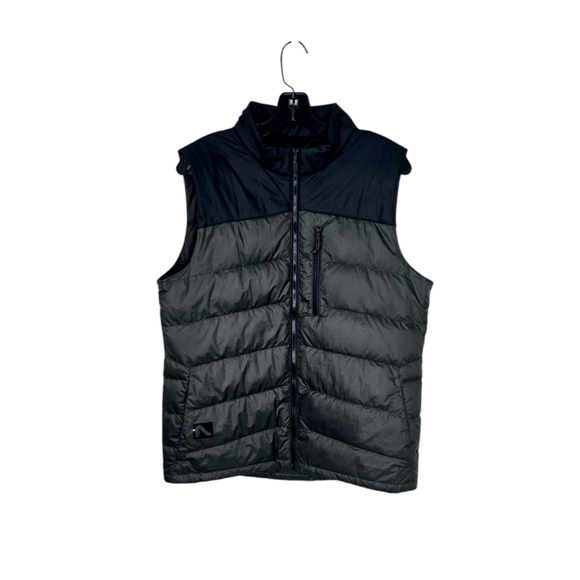 Flylow Gear Larry Puffer Down Vest Olive Green Mens Medium - Picture 1 of 13